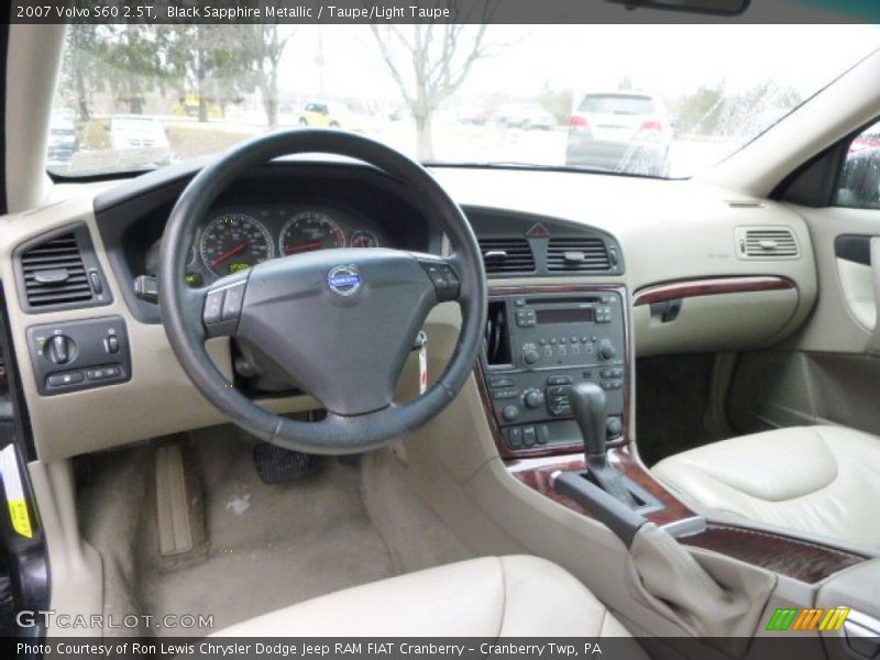 Black Sapphire Metallic / Taupe/Light Taupe 2007 Volvo S60 2.5T