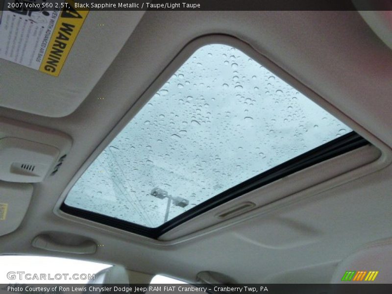 Black Sapphire Metallic / Taupe/Light Taupe 2007 Volvo S60 2.5T