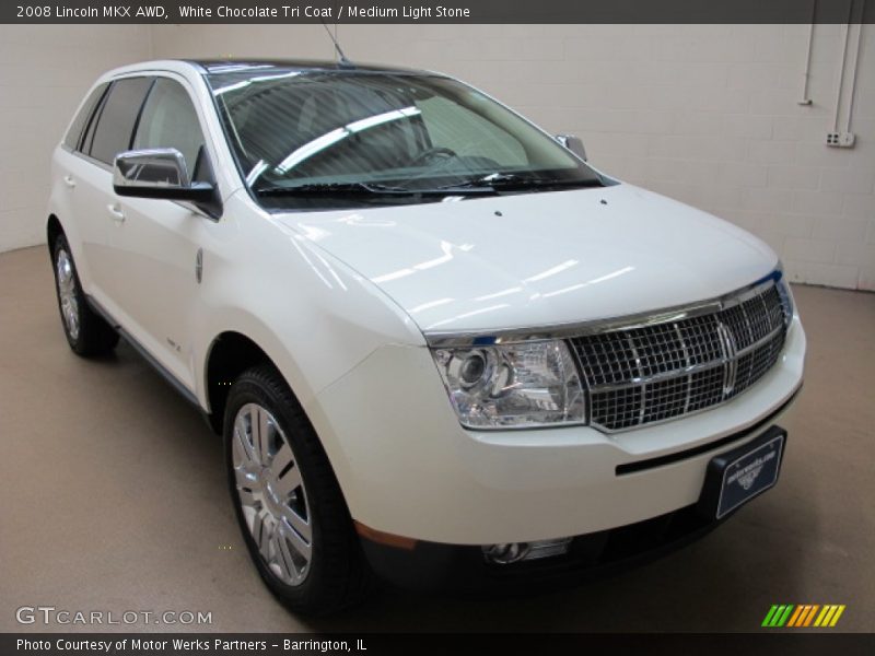 White Chocolate Tri Coat / Medium Light Stone 2008 Lincoln MKX AWD