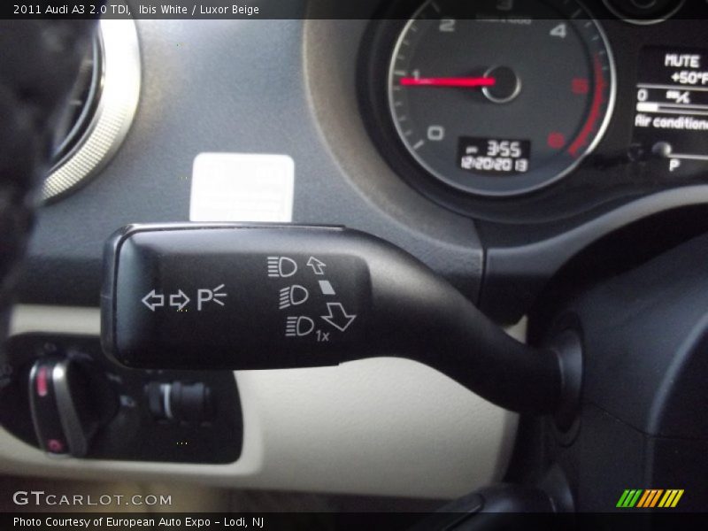 Controls of 2011 A3 2.0 TDI