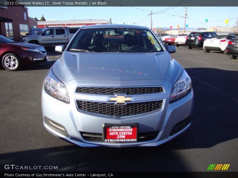 Silver Topaz Metallic / Jet Black 2013 Chevrolet Malibu LT