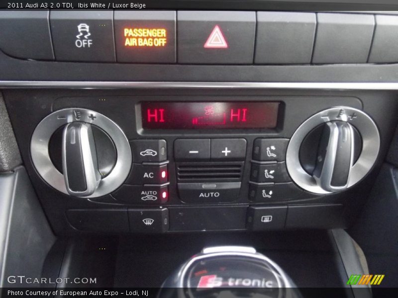 Controls of 2011 A3 2.0 TDI