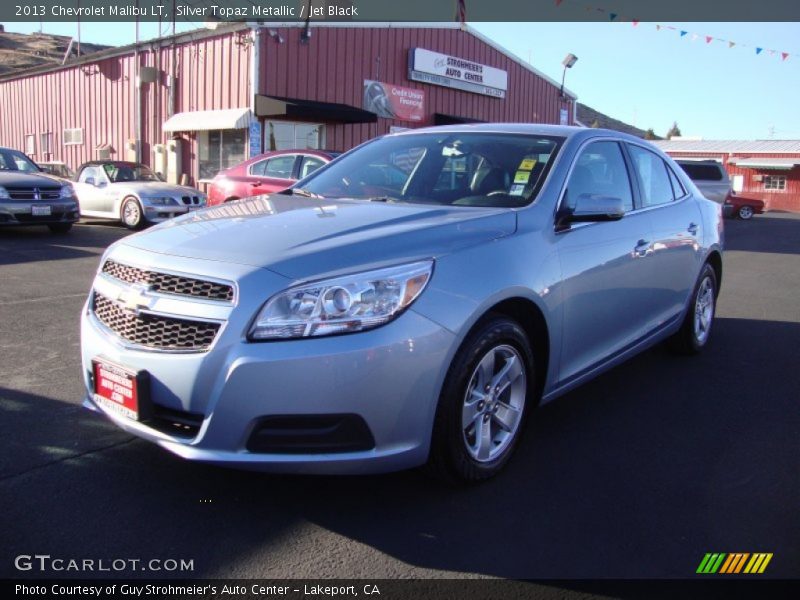 Silver Topaz Metallic / Jet Black 2013 Chevrolet Malibu LT