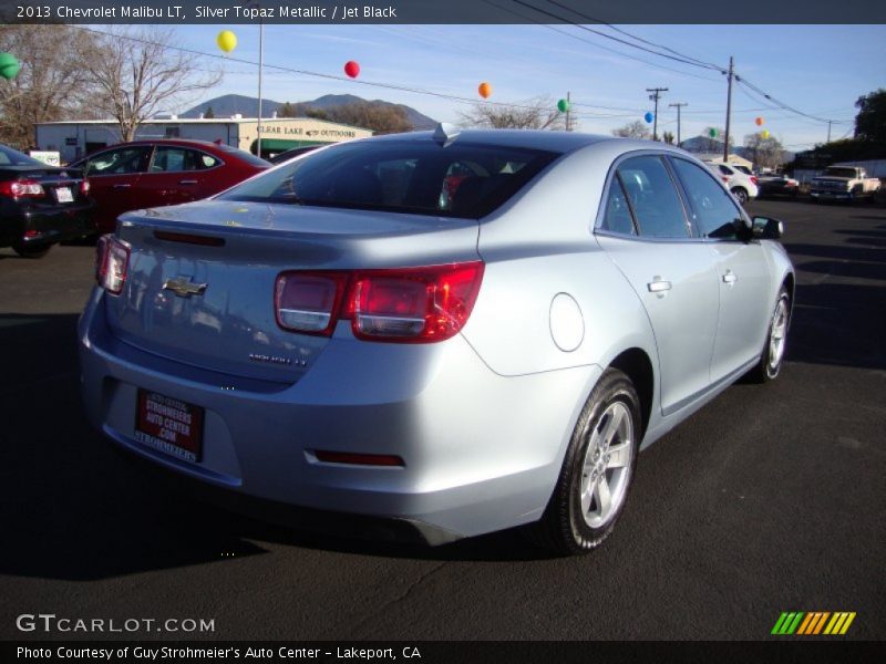 Silver Topaz Metallic / Jet Black 2013 Chevrolet Malibu LT