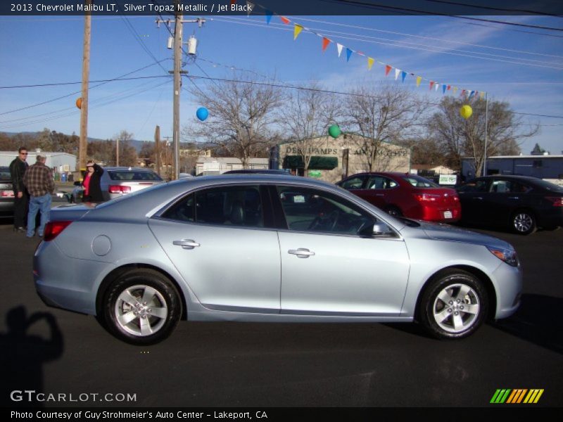 Silver Topaz Metallic / Jet Black 2013 Chevrolet Malibu LT