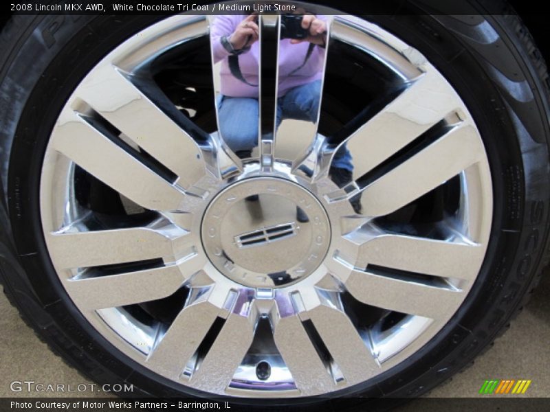White Chocolate Tri Coat / Medium Light Stone 2008 Lincoln MKX AWD