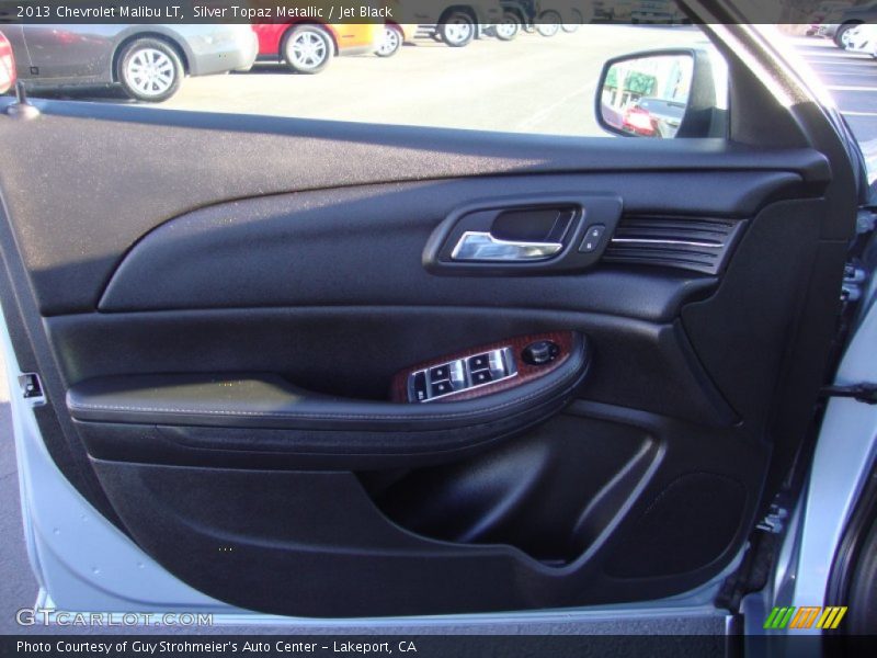 Silver Topaz Metallic / Jet Black 2013 Chevrolet Malibu LT