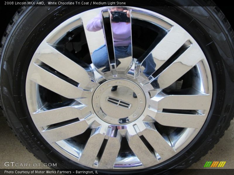 White Chocolate Tri Coat / Medium Light Stone 2008 Lincoln MKX AWD