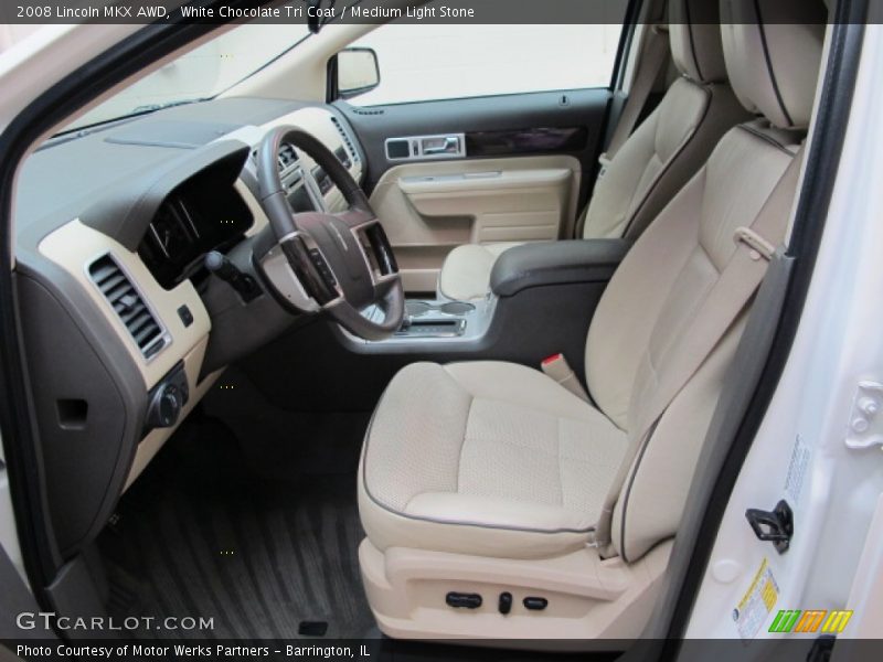 White Chocolate Tri Coat / Medium Light Stone 2008 Lincoln MKX AWD