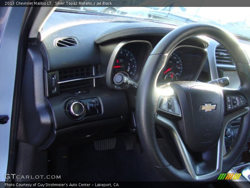 Silver Topaz Metallic / Jet Black 2013 Chevrolet Malibu LT