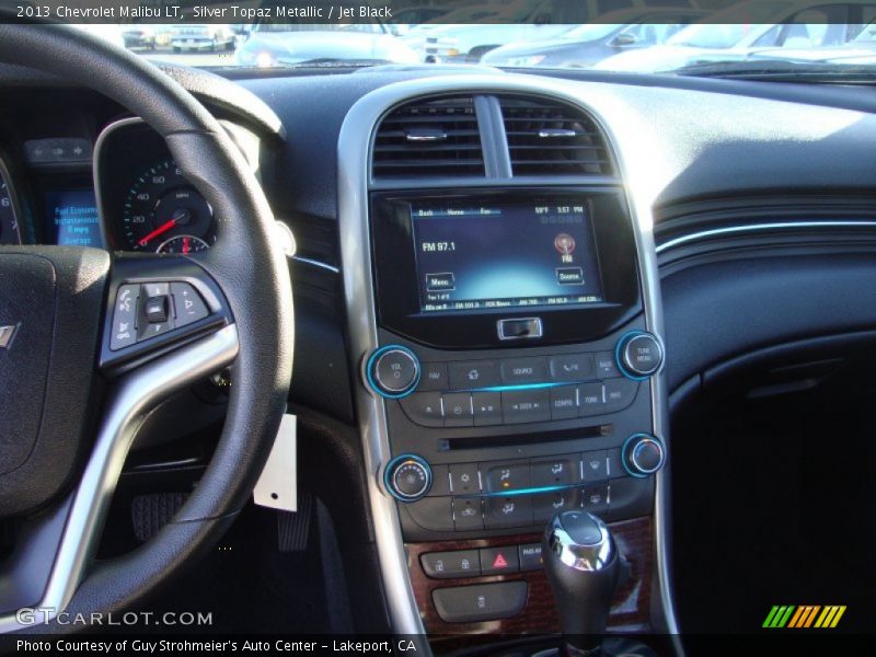 Silver Topaz Metallic / Jet Black 2013 Chevrolet Malibu LT