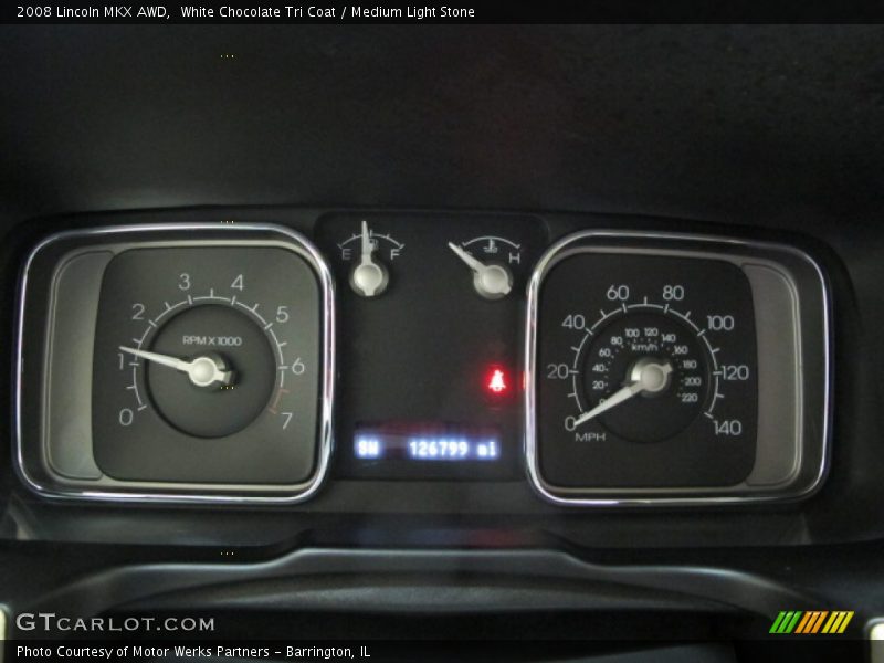 White Chocolate Tri Coat / Medium Light Stone 2008 Lincoln MKX AWD