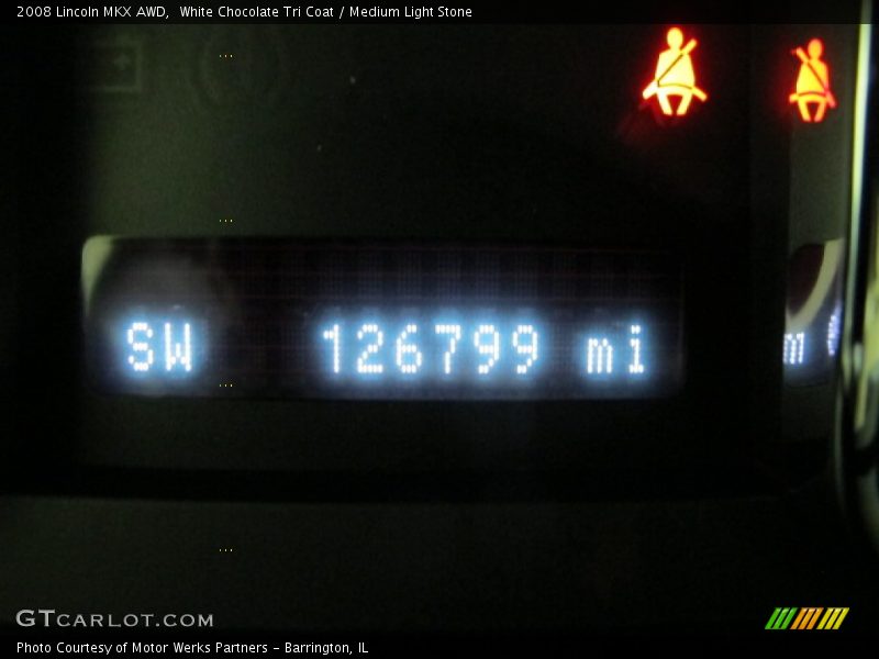 White Chocolate Tri Coat / Medium Light Stone 2008 Lincoln MKX AWD