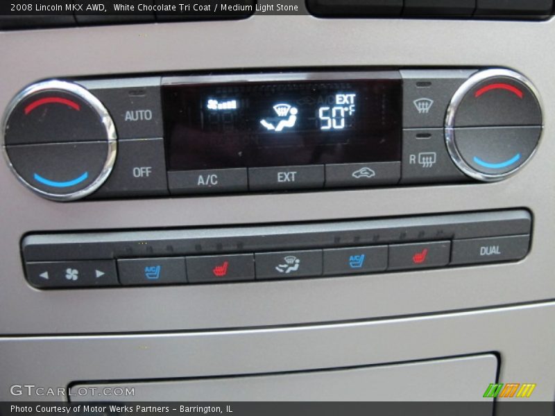 White Chocolate Tri Coat / Medium Light Stone 2008 Lincoln MKX AWD