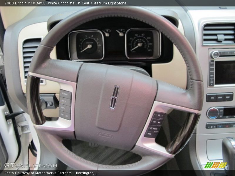 White Chocolate Tri Coat / Medium Light Stone 2008 Lincoln MKX AWD
