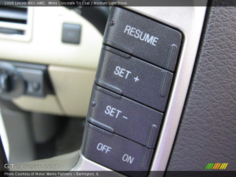 White Chocolate Tri Coat / Medium Light Stone 2008 Lincoln MKX AWD