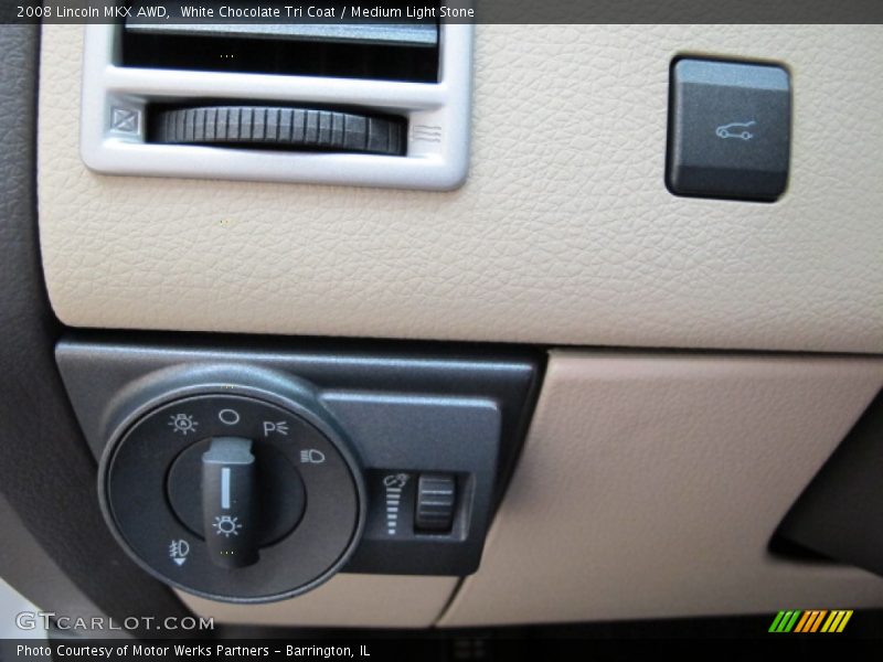 White Chocolate Tri Coat / Medium Light Stone 2008 Lincoln MKX AWD