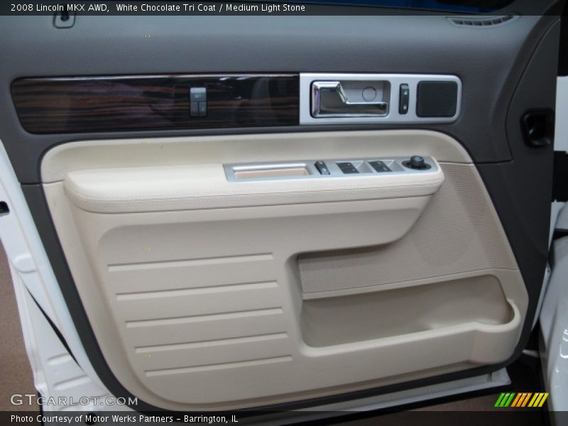 White Chocolate Tri Coat / Medium Light Stone 2008 Lincoln MKX AWD