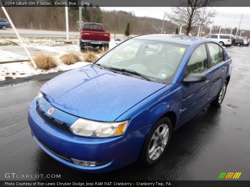 Electric Blue / Grey 2004 Saturn ION 3 Sedan