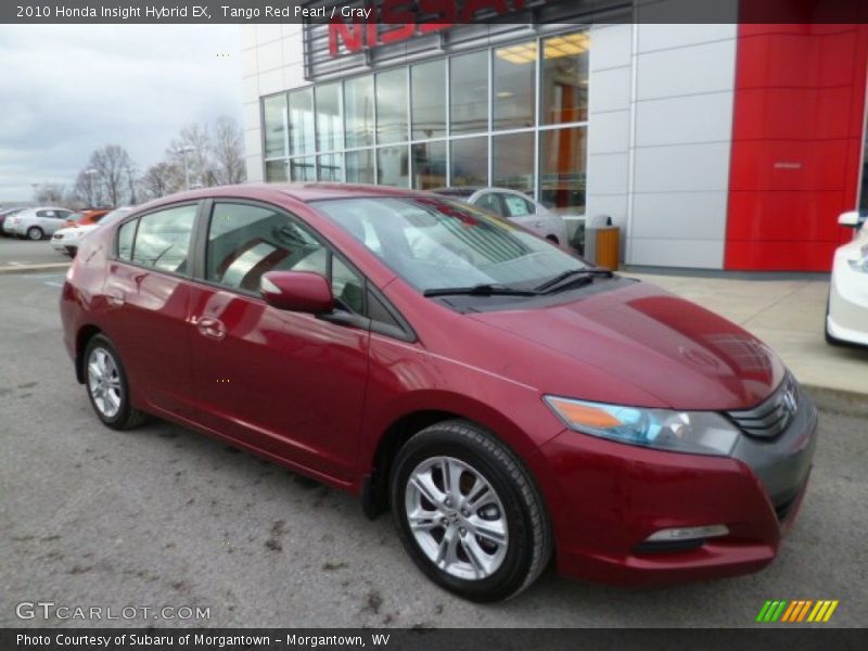 Tango Red Pearl / Gray 2010 Honda Insight Hybrid EX