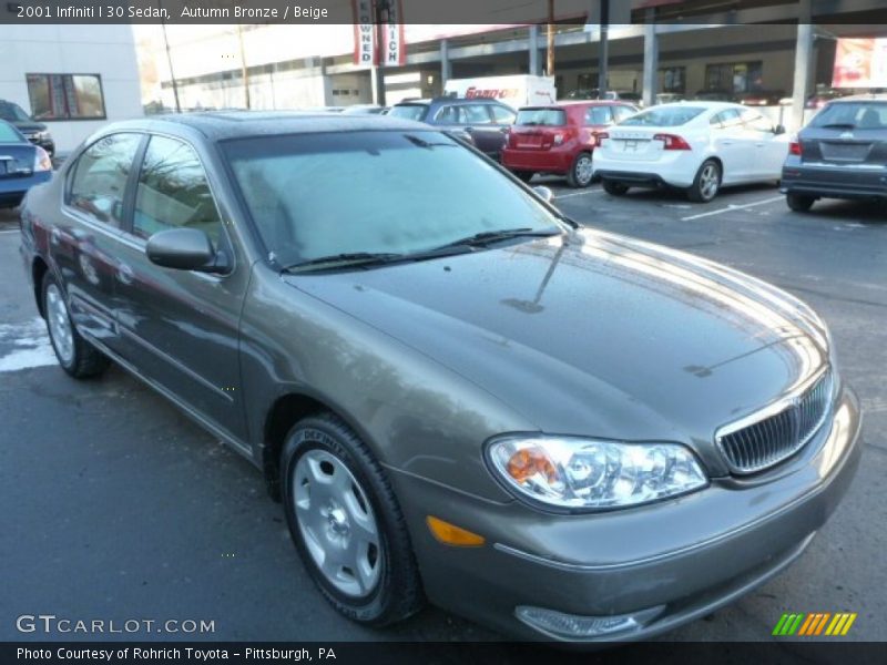 Autumn Bronze / Beige 2001 Infiniti I 30 Sedan