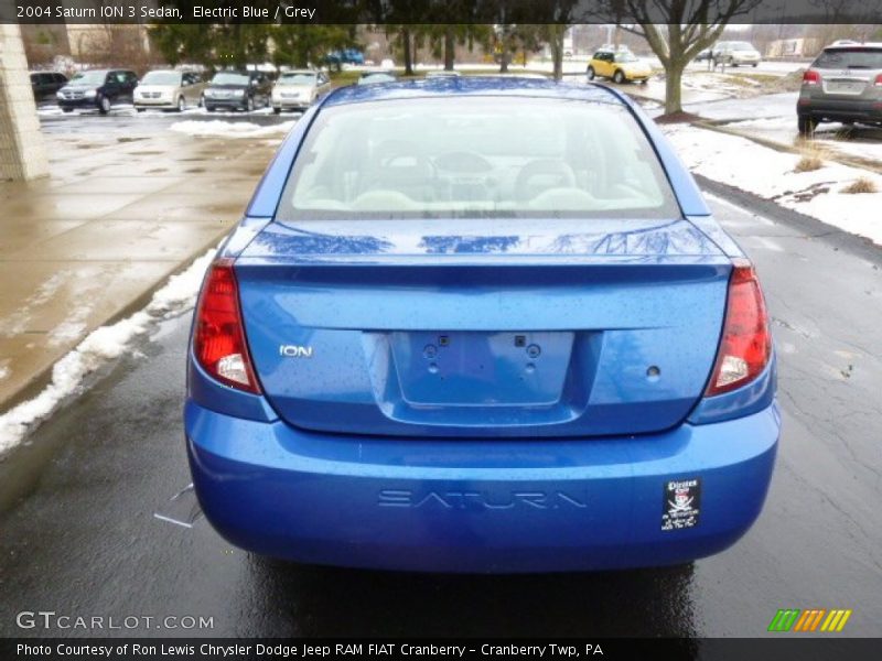 Electric Blue / Grey 2004 Saturn ION 3 Sedan