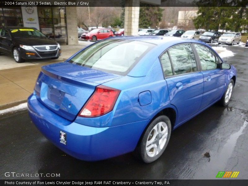 Electric Blue / Grey 2004 Saturn ION 3 Sedan