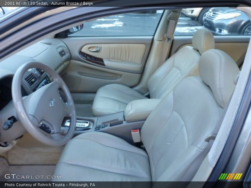 Autumn Bronze / Beige 2001 Infiniti I 30 Sedan