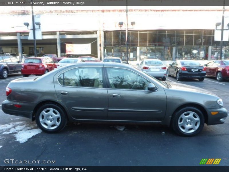 Autumn Bronze / Beige 2001 Infiniti I 30 Sedan