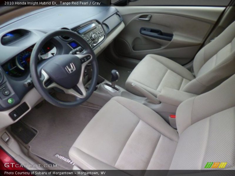 Tango Red Pearl / Gray 2010 Honda Insight Hybrid EX