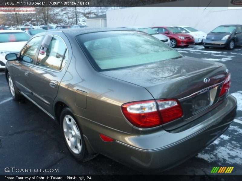 Autumn Bronze / Beige 2001 Infiniti I 30 Sedan