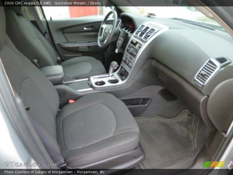 Quicksilver Metallic / Ebony 2009 GMC Acadia SLE AWD