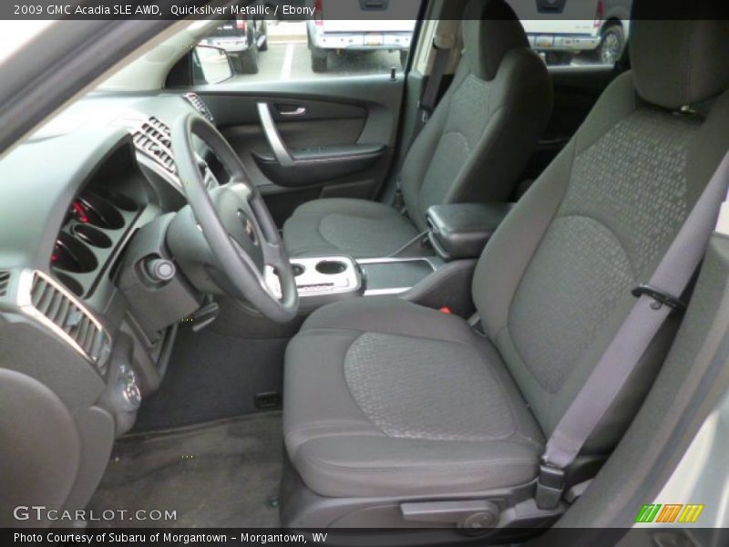 Quicksilver Metallic / Ebony 2009 GMC Acadia SLE AWD