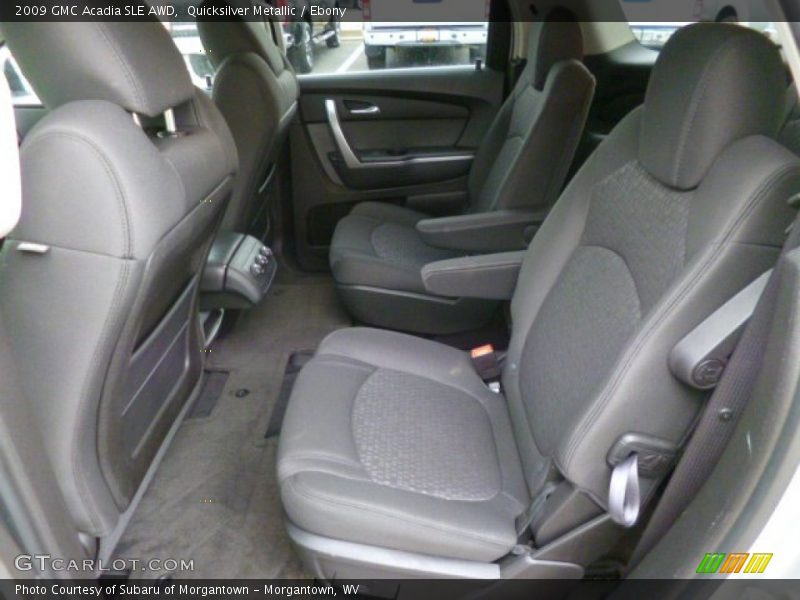 Quicksilver Metallic / Ebony 2009 GMC Acadia SLE AWD