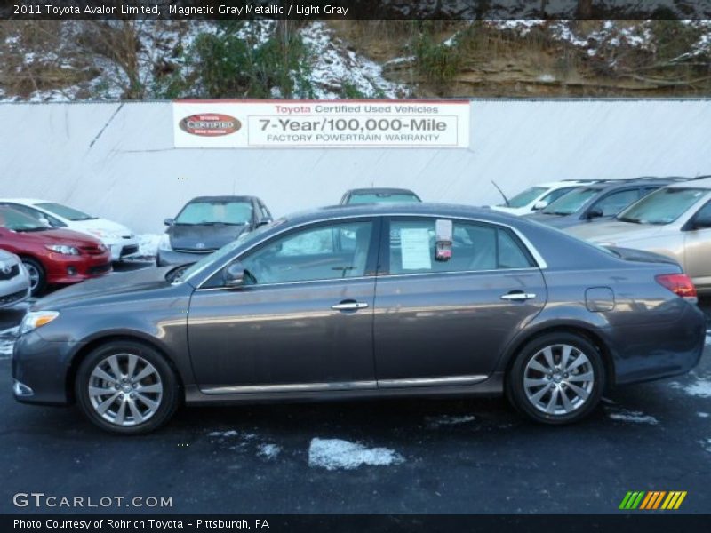 Magnetic Gray Metallic / Light Gray 2011 Toyota Avalon Limited