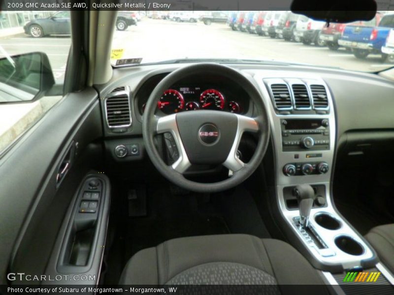 Quicksilver Metallic / Ebony 2009 GMC Acadia SLE AWD