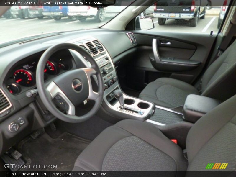 Quicksilver Metallic / Ebony 2009 GMC Acadia SLE AWD