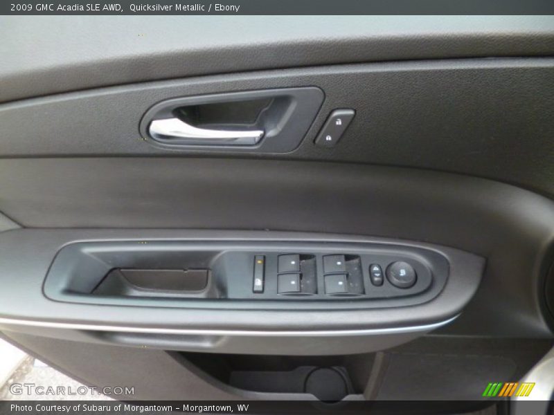 Quicksilver Metallic / Ebony 2009 GMC Acadia SLE AWD