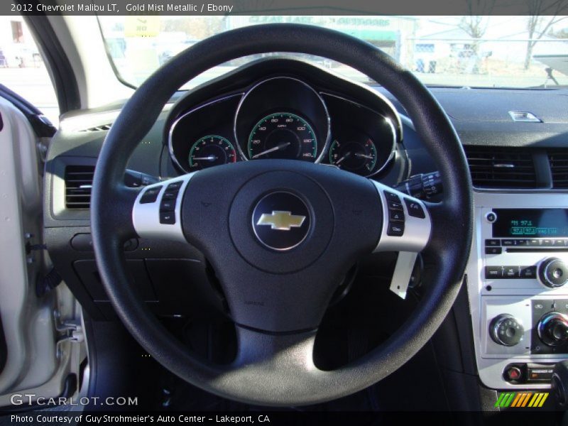 Gold Mist Metallic / Ebony 2012 Chevrolet Malibu LT