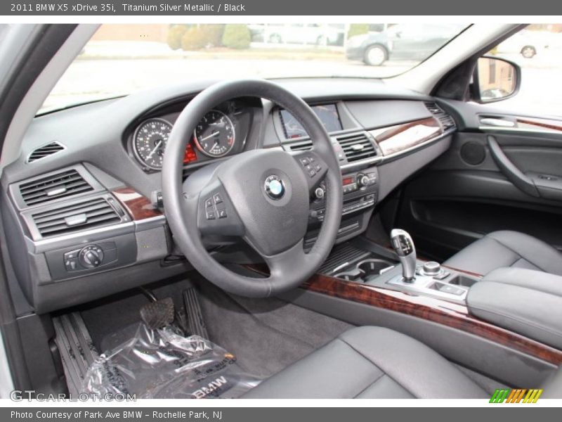 Titanium Silver Metallic / Black 2011 BMW X5 xDrive 35i