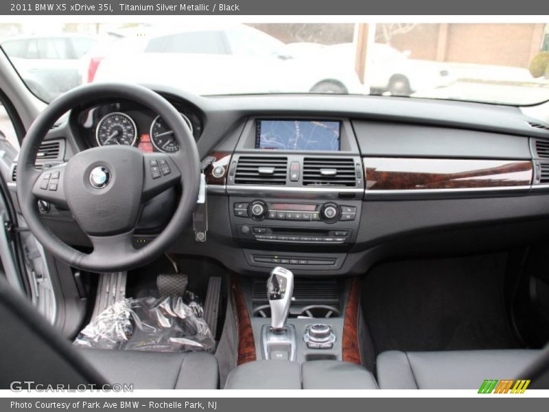 Titanium Silver Metallic / Black 2011 BMW X5 xDrive 35i
