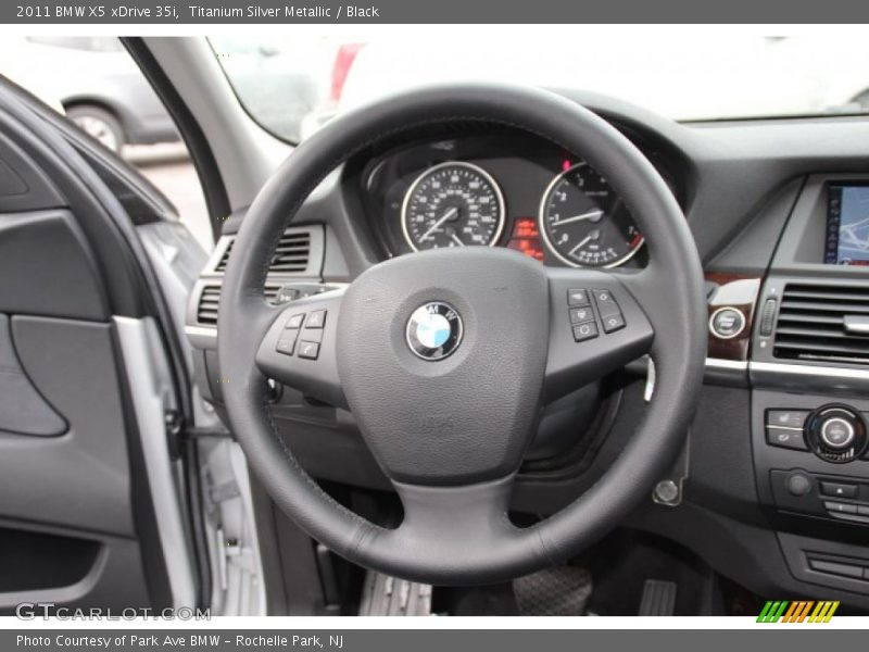Titanium Silver Metallic / Black 2011 BMW X5 xDrive 35i