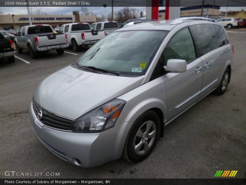 Radiant Silver / Gray 2009 Nissan Quest 3.5 S