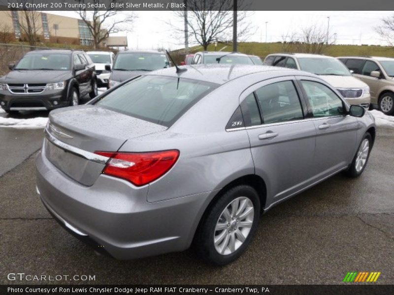 Billet Silver Metallic / Black 2014 Chrysler 200 Touring Sedan