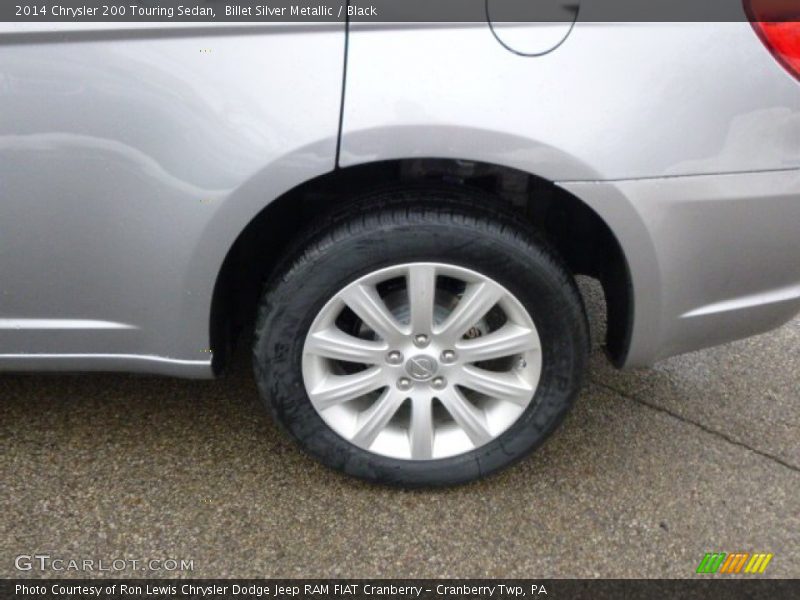 Billet Silver Metallic / Black 2014 Chrysler 200 Touring Sedan