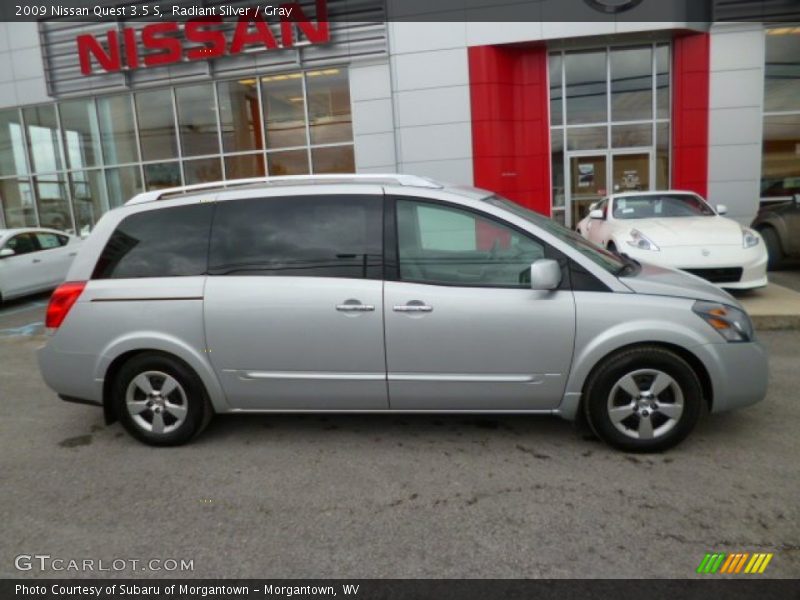Radiant Silver / Gray 2009 Nissan Quest 3.5 S