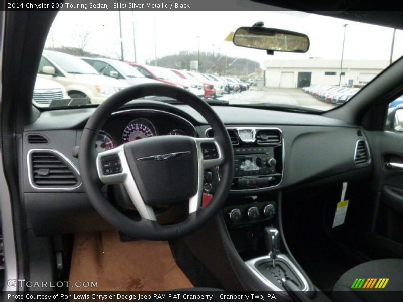 Billet Silver Metallic / Black 2014 Chrysler 200 Touring Sedan