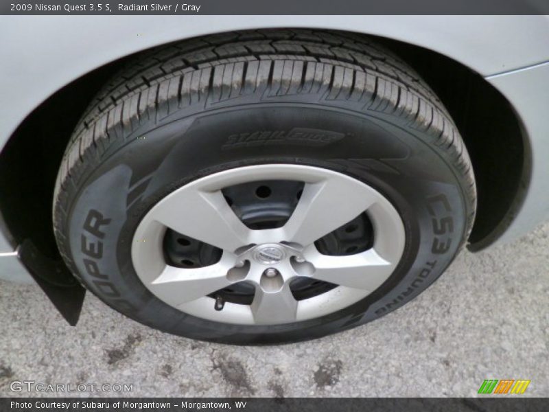 Radiant Silver / Gray 2009 Nissan Quest 3.5 S