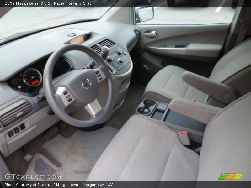 Radiant Silver / Gray 2009 Nissan Quest 3.5 S