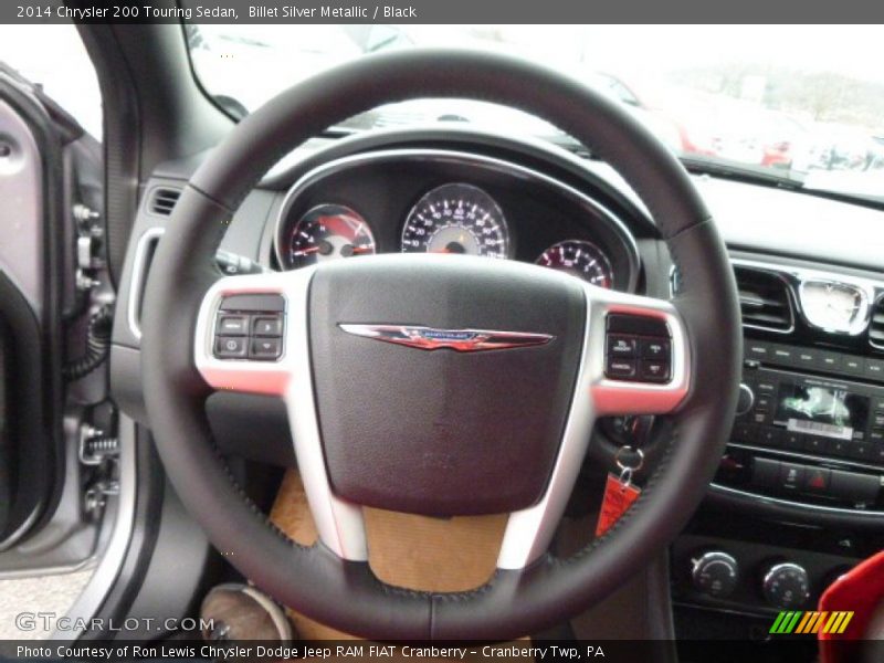 Billet Silver Metallic / Black 2014 Chrysler 200 Touring Sedan